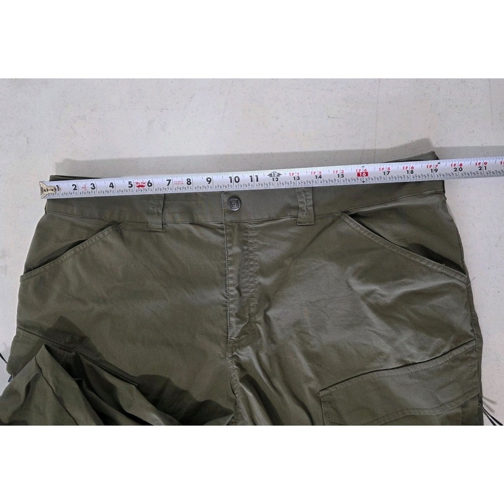 5.11 Tactical Meridian Cargo Pants Mens 38x30 (38x29) Ranger Green Straight Fit - Picture 8 of 16